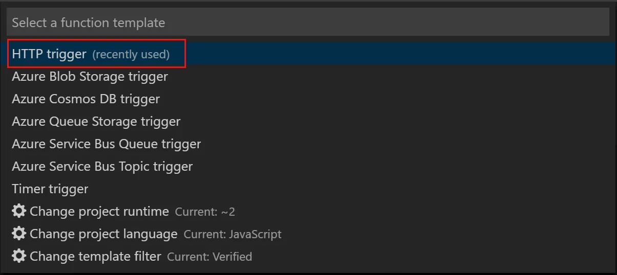 Azure function extension image6